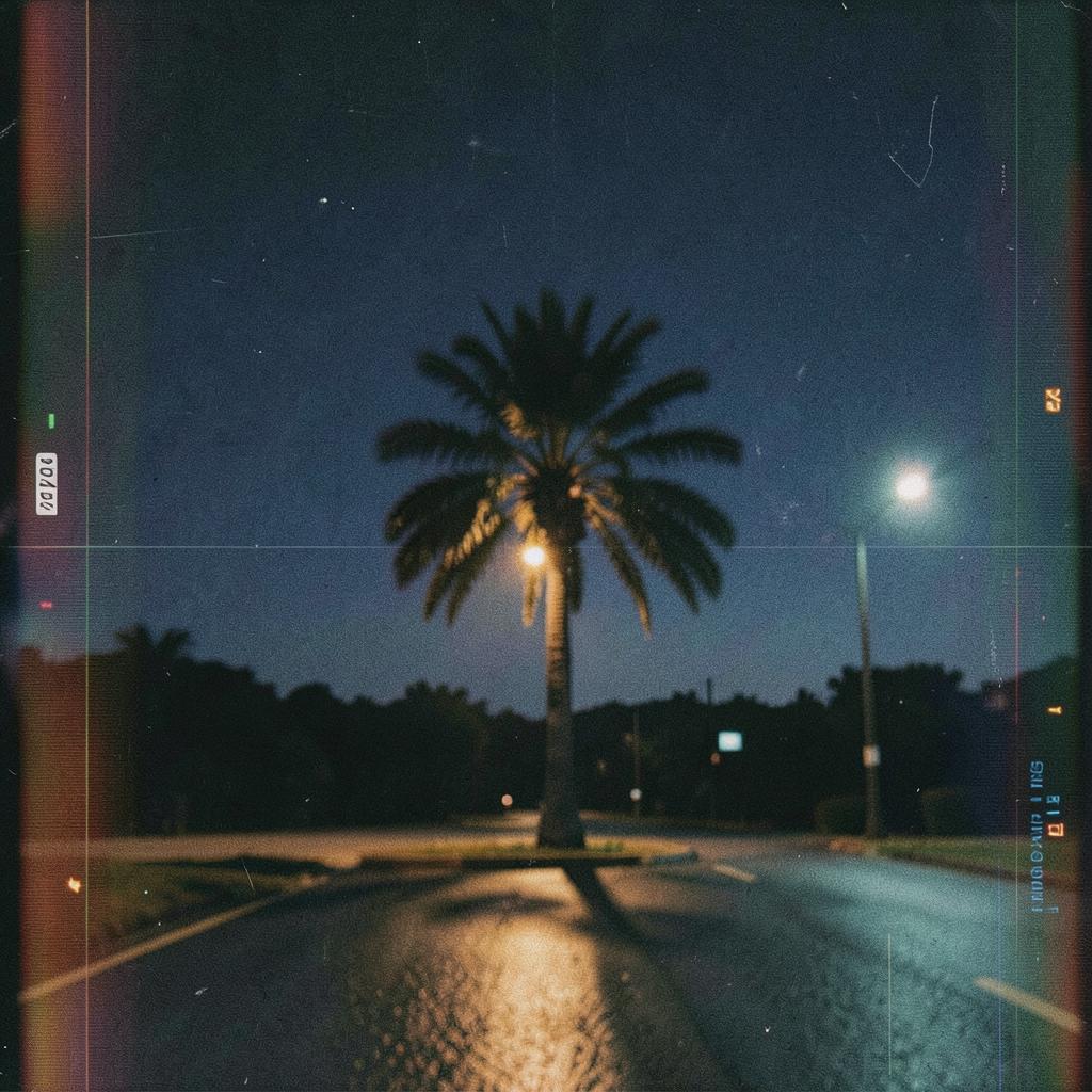 Midnight Palm Glow