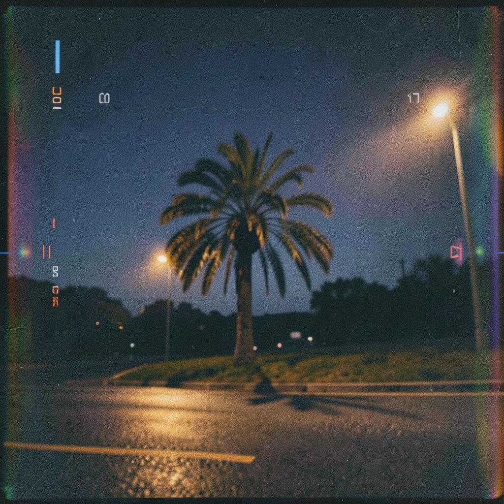 Midnight Palm Glow